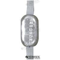 TEN00300 - ZINK OVALE ANODE 200X25X5MM 0,6KG - thumbnail