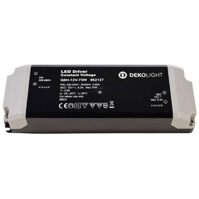Deko Light BASIC, CV, Q8H-12-75W LED-driver Constante spanning 75 W 0 - 6.3 A 12 V Overbelastingsbescherming 1 stuk(s)