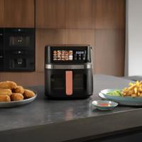 Airfryer - LIVOO x Marmiton - DOC343CO - 8 liter - 1700 W - 30 recepten via QR-code - 100% touchscreen digitaal display - thumbnail