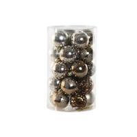 Kerstballen Home ESPRIT Brons Polyethyleen 16 x 16 x 26 cm (25 Onderdelen) - thumbnail
