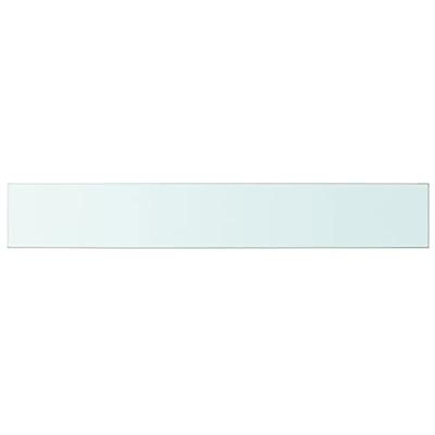 Wandschap transparant 100x15 cm glas - thumbnail