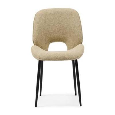 Rivièra Maison Eetkamerstoel 'Mr. Beekman' Bouclé, kleur Natural Grey