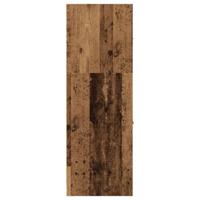 Apothekerskast 40x41x118 cm bewerkt hout oud houtkleurig - thumbnail