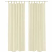 VidaXL Gordijn crème 140x245 cm (2 stuks) - thumbnail