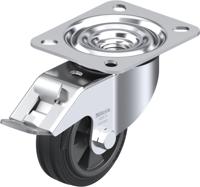 Blickle LE-VPP 80G-FI Zwenkwiel met rem Wieldiameter: 80 mm Draagvermogen (max.): 50 kg 1 stuk(s) - thumbnail