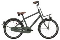 Bikefun Kinderfiets load 24 inch met nexus 3 versnelling/remnaaf - kaki mat groen - thumbnail