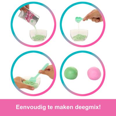 Barbie Party Unboxed 2/1 Pop Met Knalroze Jurk Barbie Party Unboxed 2/1 Pop Met Knalroze Jurk