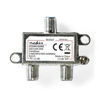 Nedis Satelliet-Combiner | 5-862 MHz | 950-2400 MHz | 75 Ohm | 1 stuks - SCOM100ME SCOM100ME - thumbnail
