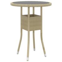 5-delige Loungeset poly rattan beige - thumbnail