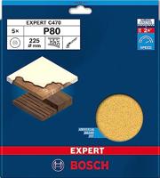 Bosch Accessories 2608901672 Schuurpapier voor wand- en plafondschuurmachine Korrelgrootte (num) 80 (Ø) 225 mm 5 stuk(s) - thumbnail