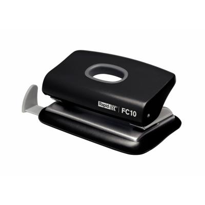 Rapid mini perforator FC10, 2-gaats, 10 blad, zwart