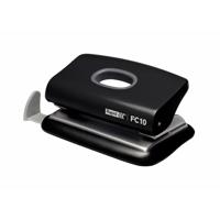 Rapid mini perforator FC10, 2-gaats, 10 blad, zwart - thumbnail