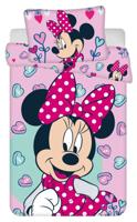 Disney Minnie Mouse peuterdekbedovertrek sweet- 100 x 135 cm - Katoen - roze - thumbnail
