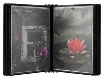 Wandelement djois flex-o-frame a4 met 10-tas zw Wandelement djois flex-o-frame a4 met 10-tas zw
