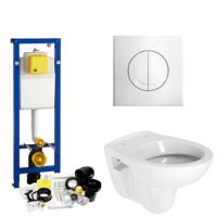 Wisa XS Toiletset set02 B&W Compact 47.5 cm met Argos of Delos drukplaat - thumbnail