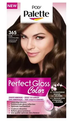 Poly Palette Perfect Gloss Haarverf 365 Chocolade (1set)