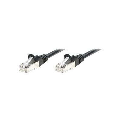 Intellinet 342070 RJ45 Netwerkkabel, patchkabel CAT 6 U/UTP 3.00 m Zwart 1 stuk(s)