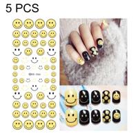 DS358-366 5 PCS 9 patronen DIY Design schoonheid Water overdracht Harajuku nagels Art Sticker Nail Art Decoratie accessoires willekeurige kleur lever - thumbnail