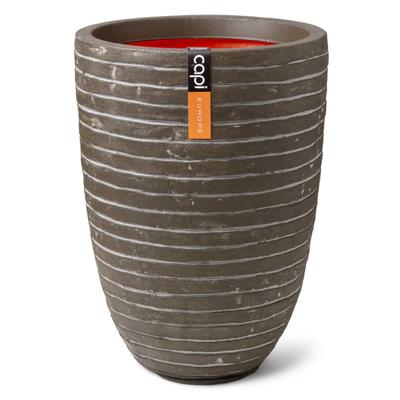 Capi Bloempot Nature Row Elegant Laag 36x47 Cm Olijfgroen Capi Bloempot Nature Row Elegant Laag 36x47 Cm Olijfgroen