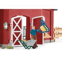 Schleich farm world grote stal rood 42606 - thumbnail