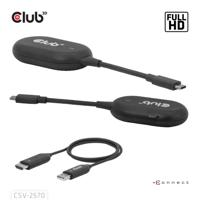 club3D CSV-2570 USB-C-kabel HDMI / USB-C Aansluitkabel - thumbnail