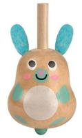 Moses tol konijn 6 cm hout blauw - thumbnail
