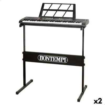 Elektronische piano Bontempi 68 x 88 x 38 cm (2 Stuks)
