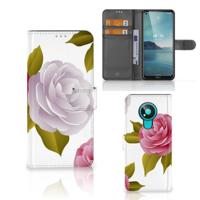 Nokia 3.4 Hoesje Roses - thumbnail