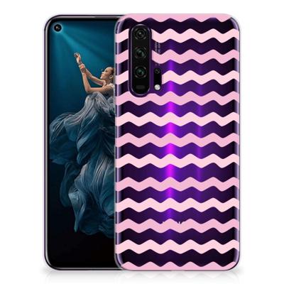 Honor 20 Pro TPU bumper Waves Roze Honor 20 Pro TPU bumper Waves Roze
