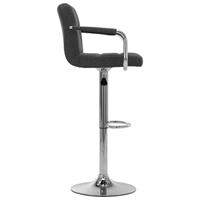 Barstoel stof donkergrijs - thumbnail