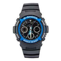 Casio G-Shock Resist 46 mm Zwart- Blauw | AW-591-2A - thumbnail