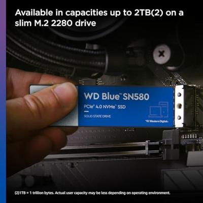 WESTERN DIGITAL - SN580 - Interne SSD-schijf - NVME - 2TB