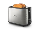 Philips HD2650/90 Viva Collection Broodrooster 950W Zwart/RVS - thumbnail