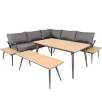 Lesli Hoek Loungeset Dining Arezzo - thumbnail