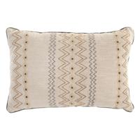 Kussen Home ESPRIT Beige Ikat 60 x 40 x 15 cm - thumbnail