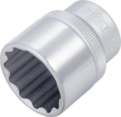 HAZET Dopsleutel 880Z-22 · 3/8 inch (10 mm) vierkant hol · Buitentwaalfkant tractieprofiel · SW 22 mm HAZET Dopsleutel 880Z-22 · 3/8 inch (10 mm) vierkant hol · Buitentwaalfkant tractieprofiel · SW 22 mm