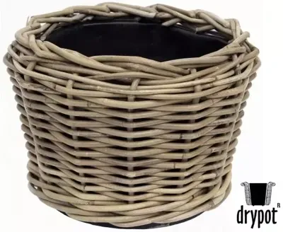 Plantenmand Drypot Rotan Grijs Ø27cm