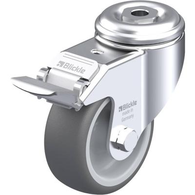 Blickle LKRA-PATH 80G-11-FI Zwenkwiel met rem Wieldiameter: 80 mm Draagvermogen (max.): 120 kg 1 stuk(s)