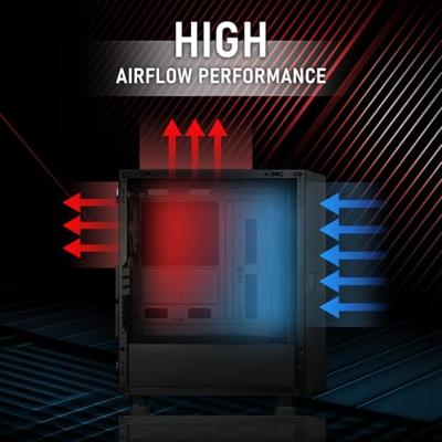 PC-behuizing - BITFENIX - Muses - Middelgrote toren - USB 3.0 - HD Audio - Zwart