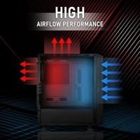 PC-behuizing - BITFENIX - Muses - Middelgrote toren - USB 3.0 - HD Audio - Zwart - thumbnail