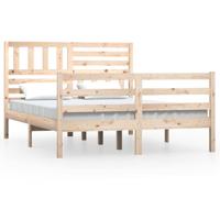 Bedframe zonder matras massief hout 160x200 cm - thumbnail