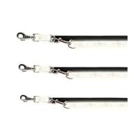 Verstelbare hondenriem Trixie Zwart Grijs XS/S - thumbnail