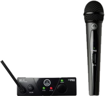 AKG WMS40Mini Vocal Set ISM1 Draadloze microfoonset AKG WMS40Mini Vocal Set ISM1 Draadloze microfoonset