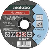 Metabo NOVORAPID 616271000 Doorslijpschijf recht 125 mm 1 stuk(s) Inox - thumbnail