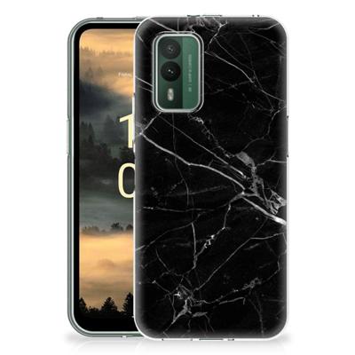 Nokia XR21 | TPU | Siliconen hoesje | Marmer Zwart - Origineel Cadeau Vader Nokia XR21 | TPU | Siliconen hoesje | Marmer Zwart - Origineel Cadeau Vader