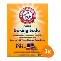 Arm & Hammer - Pure Baking soda - 3x 454g - thumbnail