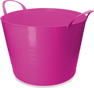 vPlast Emmer V-Trug Flexi 65 l Roze