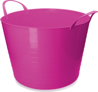 vPlast Emmer V-Trug Flexi 65 l Roze - thumbnail