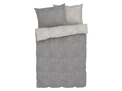 LIVARNO home Satijnen dekbedovertrek 240 x 220 cm (Geometrisch)