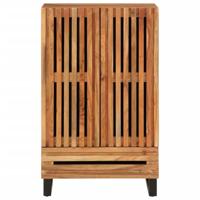 Hoge kast 60x34x100 cm massief acaciahout - thumbnail